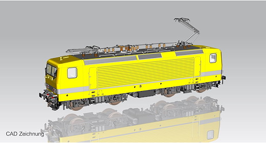 TT E-Lok BR 143 Bahnbau VI, DR