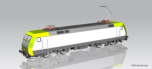 Sound-E-Lok BR 152 Captrain VI Wechselstromversion, inkl. PIKO Sound-Decoder, Privatbahn