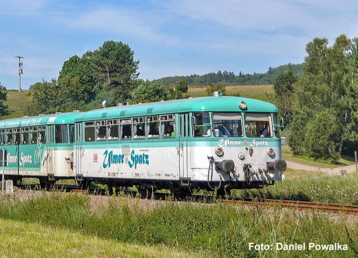 Sound-Dieseltriebwagen BR 798 + Steuerwagen Ulmer Spatz DB AG V, inkl. PIKO Sound-Decoder
