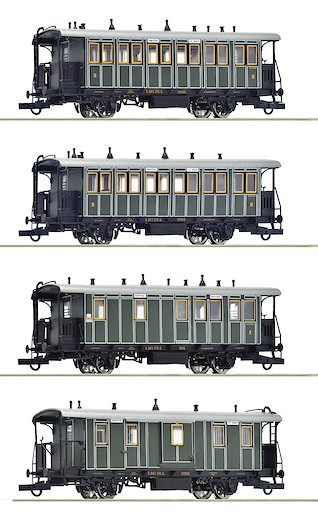4-tlg. Set: Lokalbahnzug, K.Bay.Sts.B.