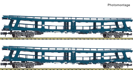 2-tlg. Set: Reisezug-Autotransportwagen, DB