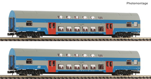 2-tlg. Set: Doppelstockwagen, CD