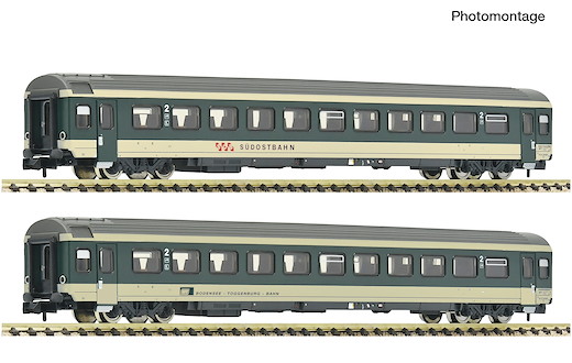 2-tlg. Set 1: Reisezugwagen „Voralpen-Express“, SOB/BT