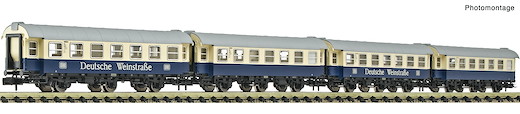 4-tlg. Set: Personenwagen „Deutsche Weinstrasse“, DB