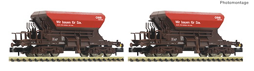 2-tlg. Set: Talbot-Schotterwagen, ÖBB Infra