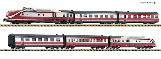 6-tlg. Set: Dieseltriebzug VT 601 „Max Liebermann“, DR