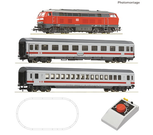Analog Start Set: Diesellokomotive BR 218 (ROCO LINE), DB AG