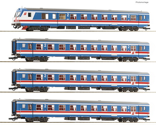 4-tlg. Set: Wendezug „Valousek-Edition“, ÖBB