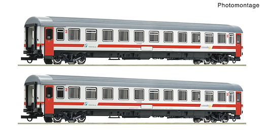 2-tlg. Set: Eurofimawagen „IC Sun“, FS