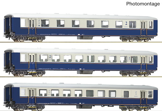 3-tlg. Set: Schlierenwagen, Regiobahn, Privatbahn