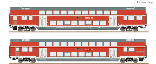 2-tlg. Set: Doppelstockwagen, DB AG