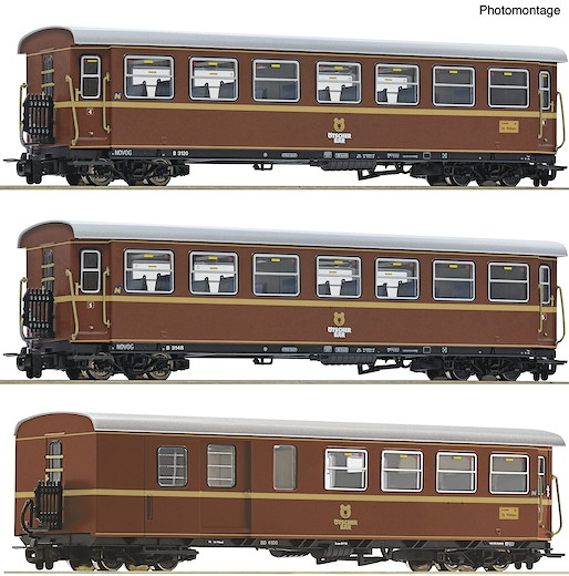 3-tlg. Set: Personenzug „Ötscherbär“, NÖVOG