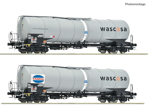 2-tlg. Set: Kesselwagen, Wascosa/Tamoil