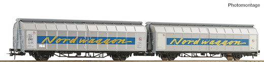 Schiebewandwagen-Doppeleinheit, Transwaggon, Privatbahn