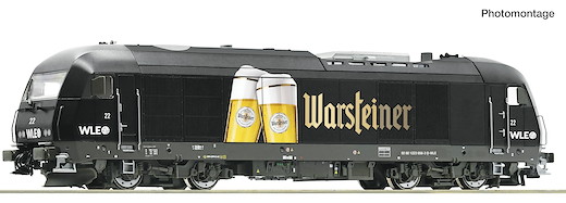 Diesellokomotive 22 „Warsteiner“, WLE, Privatbahn