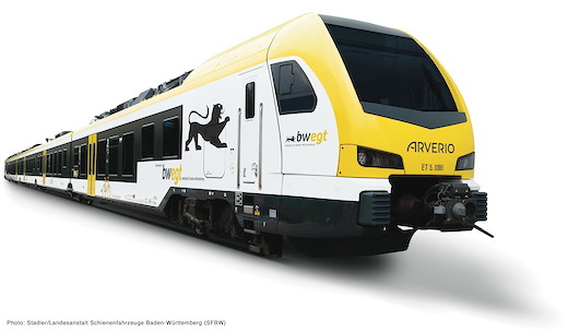 5-tlg. Set: Elektrotriebzug „FLIRT 3“, Arverio, Privatbahn