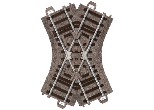 Trix H0 Kreuzung Länge 103,3 mm