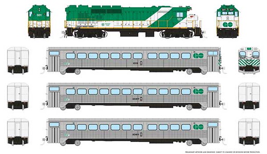 GO Transit Set DC Green 1