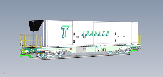 RhB Sb 656 11 Containertragwagen Traveco