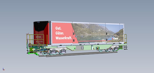 RhB Sb 656 14 Containertragwagen Repower