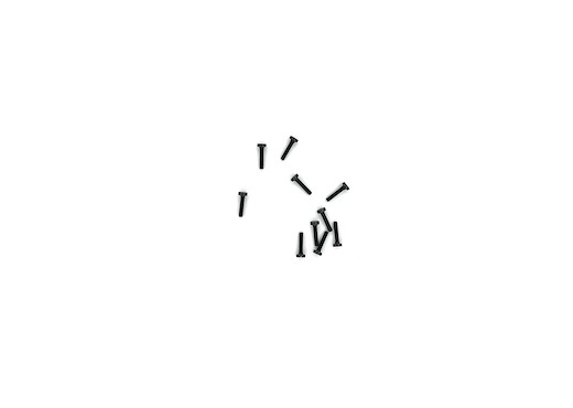 Zylinderschraube M2x9  10 St