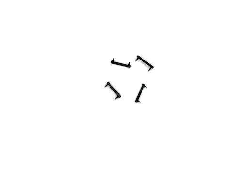 Trittstufe schwarz 4 St