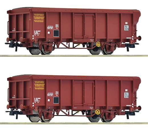 2-tlg. Set: Rolldachwagen, SNCF