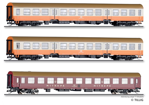 Reisezugwagenset „Museums-Städteexpress Erfurter Bahnservice GmbH“ Teil 2