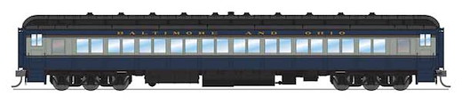 80'Pass Coach B&O