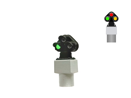 NS - Zwergsignal mit 3 LEDs (Grün+Rot+Gelb)
