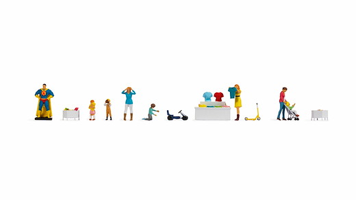 Figuren-Themenwelt Spielwarengeschäft