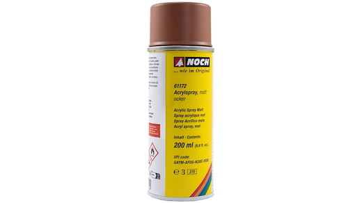 Acrylspray matt, ocker