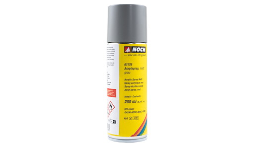 Acrylspray matt, grau