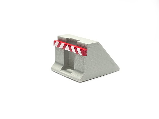 Moderner RENFE Prellbock ohne Puffer (Rot)