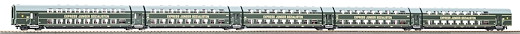 Doppelstock-Gliederzug DGBe12 Express Junger Sozialisten DR III, 5tlg.