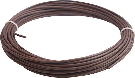 Litzen Kabel 1.00 mm² Braun 10 Meter