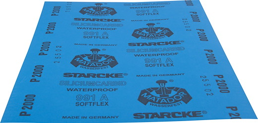 Schleifpapier wasserfest P2000