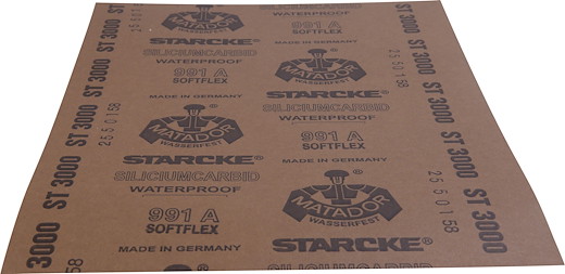 Schleifpapier wasserfest ST3000
