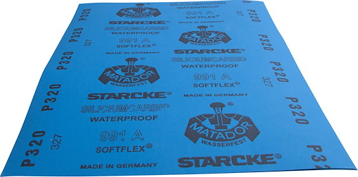 Schleifpapier wasserfest P320