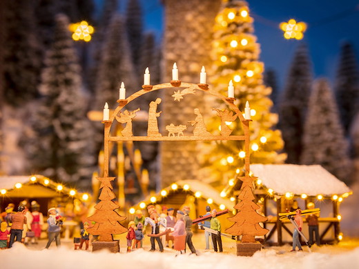 L-C minis Weihnachtsmarkt-Eingangsbogen