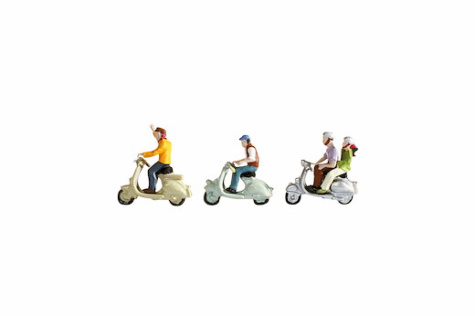 Motorrollerfahrer
