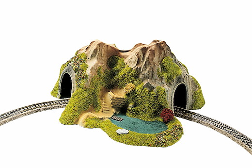 Ecktunnel 1-gleisig gebogen