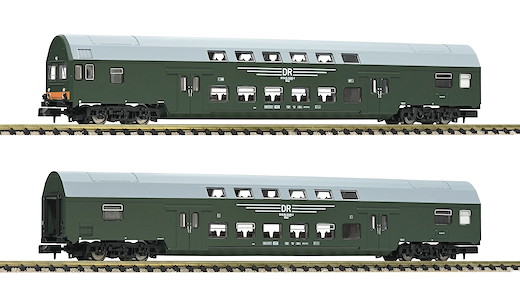 2-tlg. Set 1: Doppelstockwagen, DR