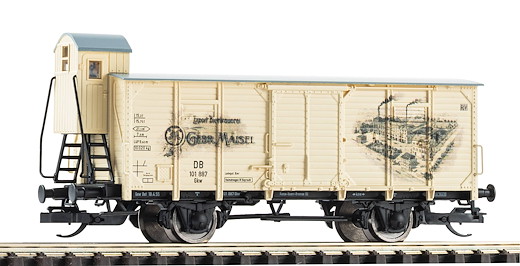 TT Gedeckter Güterwagen G02 Gebr. Maisel DB III mit Bremserhaus