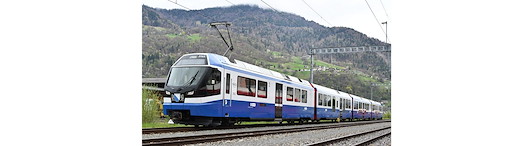 RhB ABe 4/16 3165 „Weissfluh“ VBZ-Design