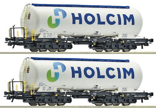 2-tlg. Set: Silowagen, Holcim